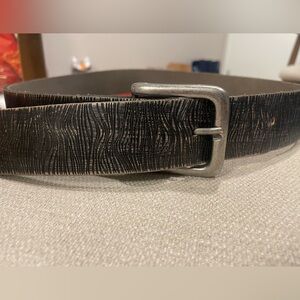 Genuine leather belt